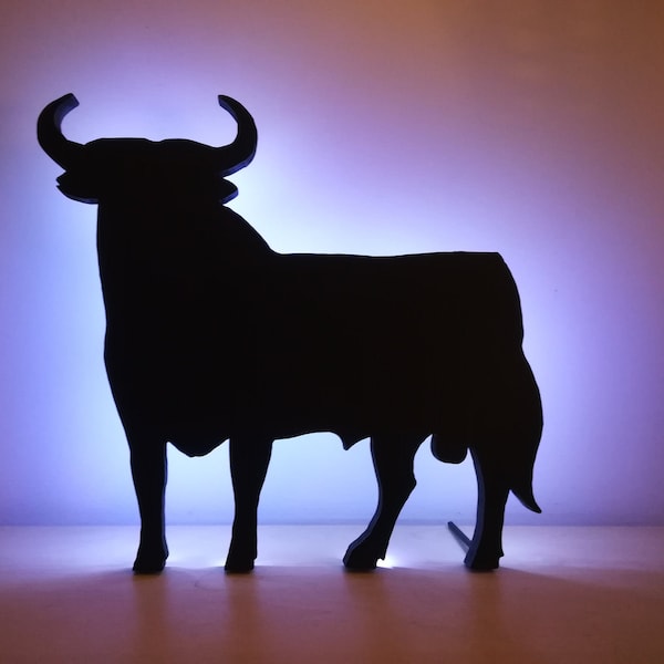 Toro español // Signo del toro // Recuerdo de España // Spanischer Bulle // Recuerdo de vacaciones en España //Impreso en 3D