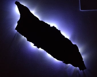 Aruba Island / Aruba Island silhouette LED lamp / Onehappyisland / Isladearuba / Inselaruba / Aruba / ABC islands / Eiland Aruba