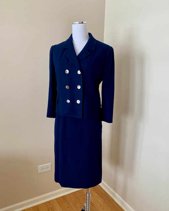 Vintage Wool Marshall Field’s Skirt Suit