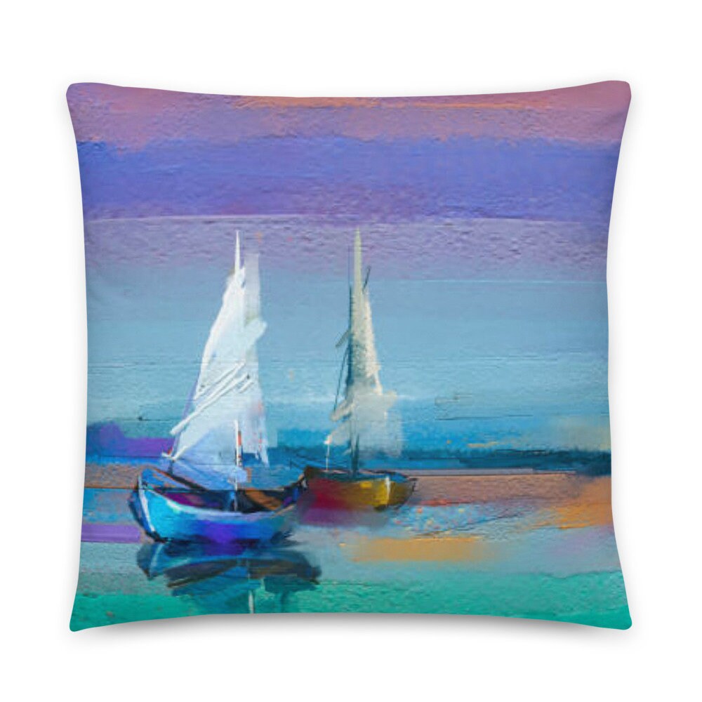 Oil paintings on pillows Size 20 12 18 18 22 22 Nice Etsy