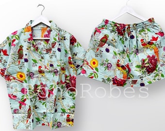 Womens Short Pajama Set, Comfortable Nightwear, Sleepwear, Lounge Set, Bridesmaid Pajamas, Birthday Gifts