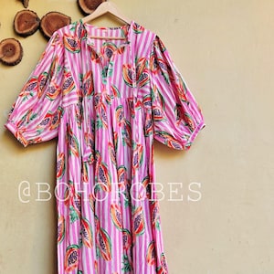 chinese dress ladies Pink Papaya Salad Maxi Dress  FARM Rio