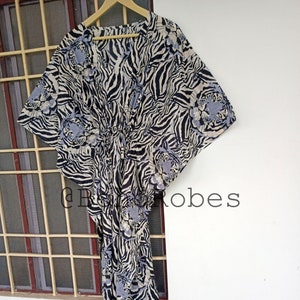 New Tiger Printed Kaftan Dress, Beach Cover Up, Bridesmaid Gown, Summer Dress, Boho Maxi Dress