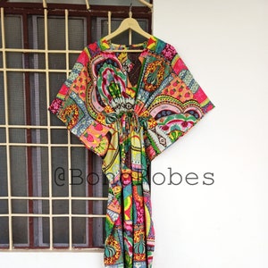 Boho Soft Cotton Kaftan, caftan, beach, resort wear kaftan,vacation, cruise, pool, party, lounge, home, work at home