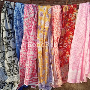 Wholesale Soft Cotton Beach Wrap Sarong - Floral Scarf For Women - Gifts For Her