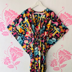 Soft Cotton Kaftan, caftan, beach, resort wear kaftan,vacation, cruise, pool, party, lounge, home, work at home