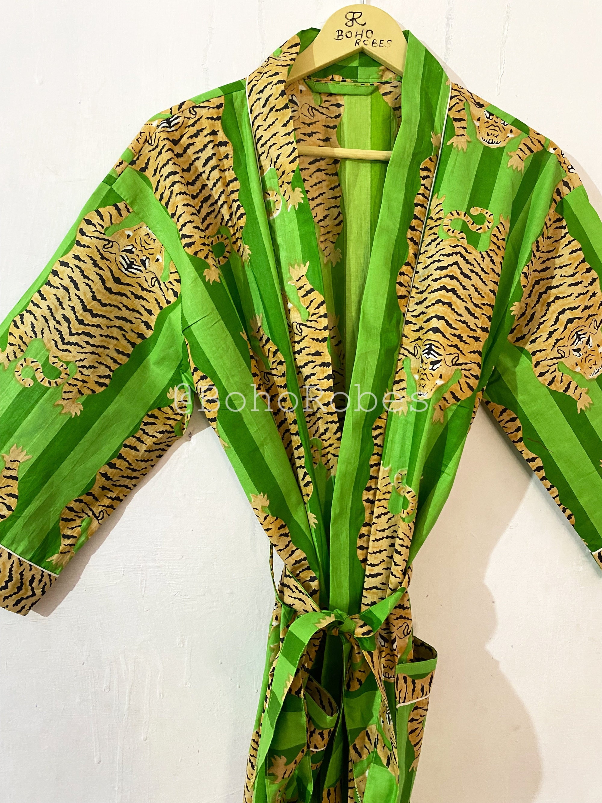 Green Dressing Gown - Etsy