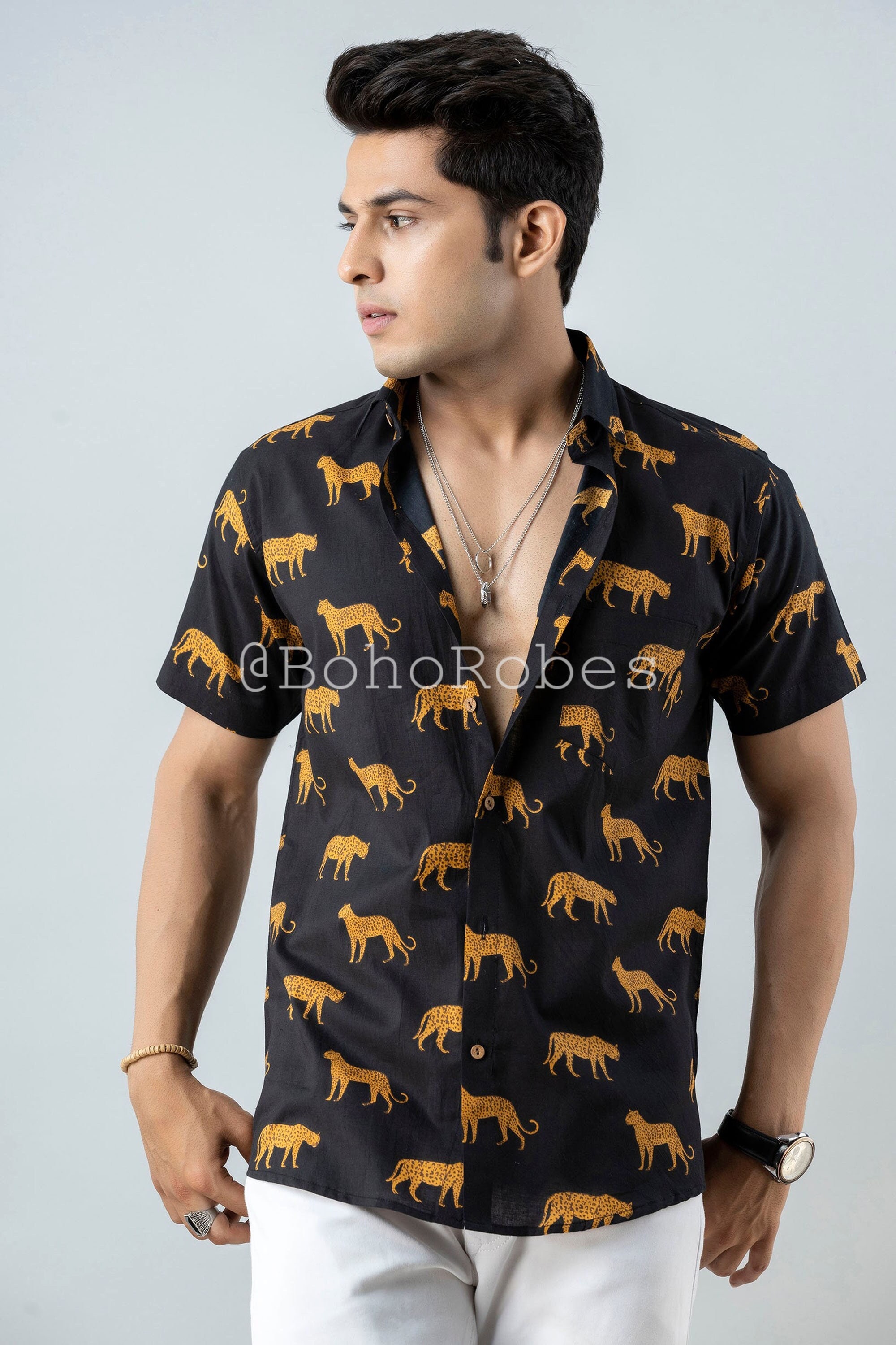 Discover Summer Vacation Cotton Men's Shirt