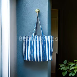 Women&#39;s Tote Bag, Cotton Large Grocery Shopping Bag, Travel Bag, Gifts For Her