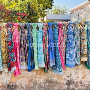 Wholesale Lot Block Printed Sarong, Soft Cotton Voile Scarf, Beach Cover Up, Gifts For Her