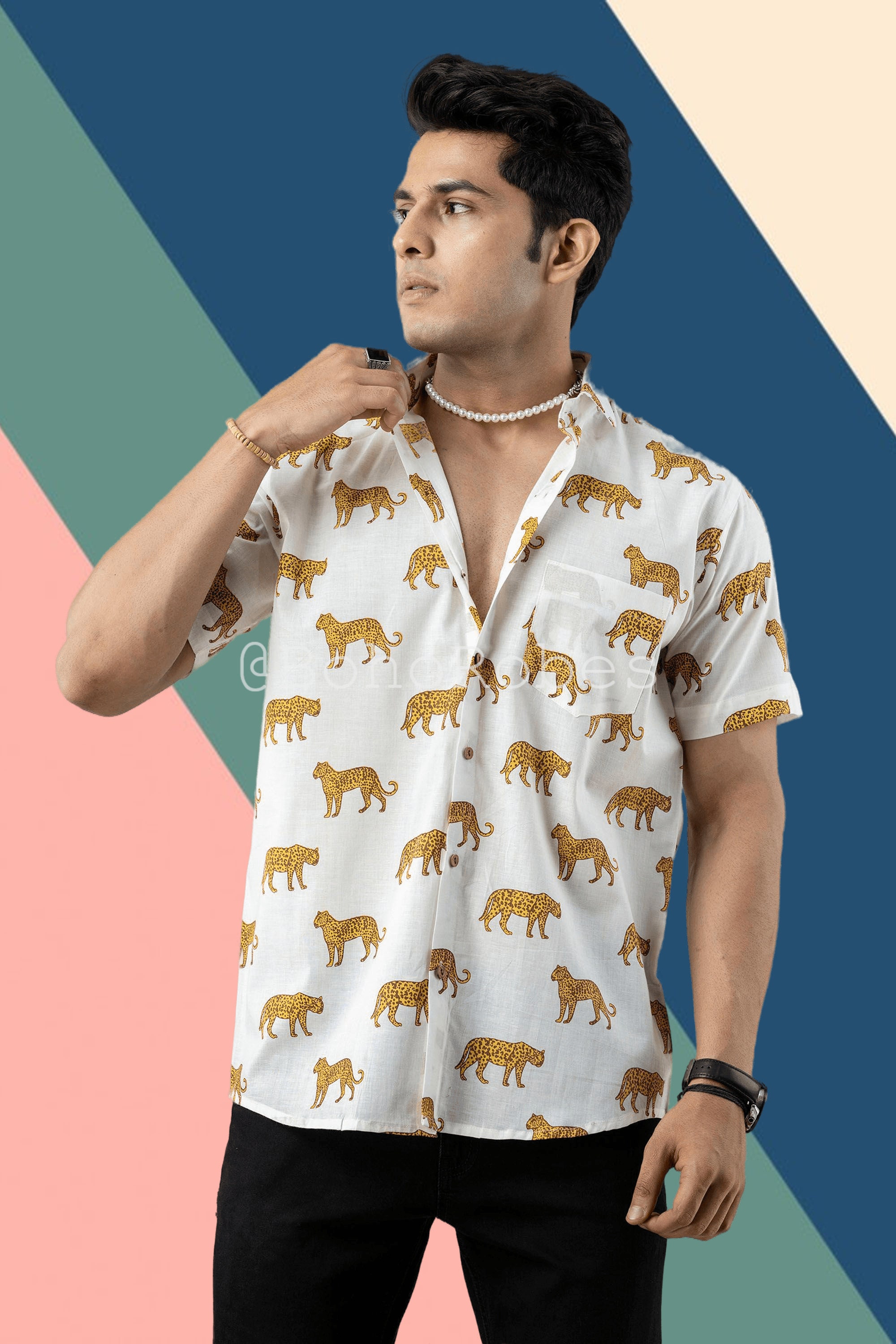 Discover Summer Vacation Cotton Men's Shirt
