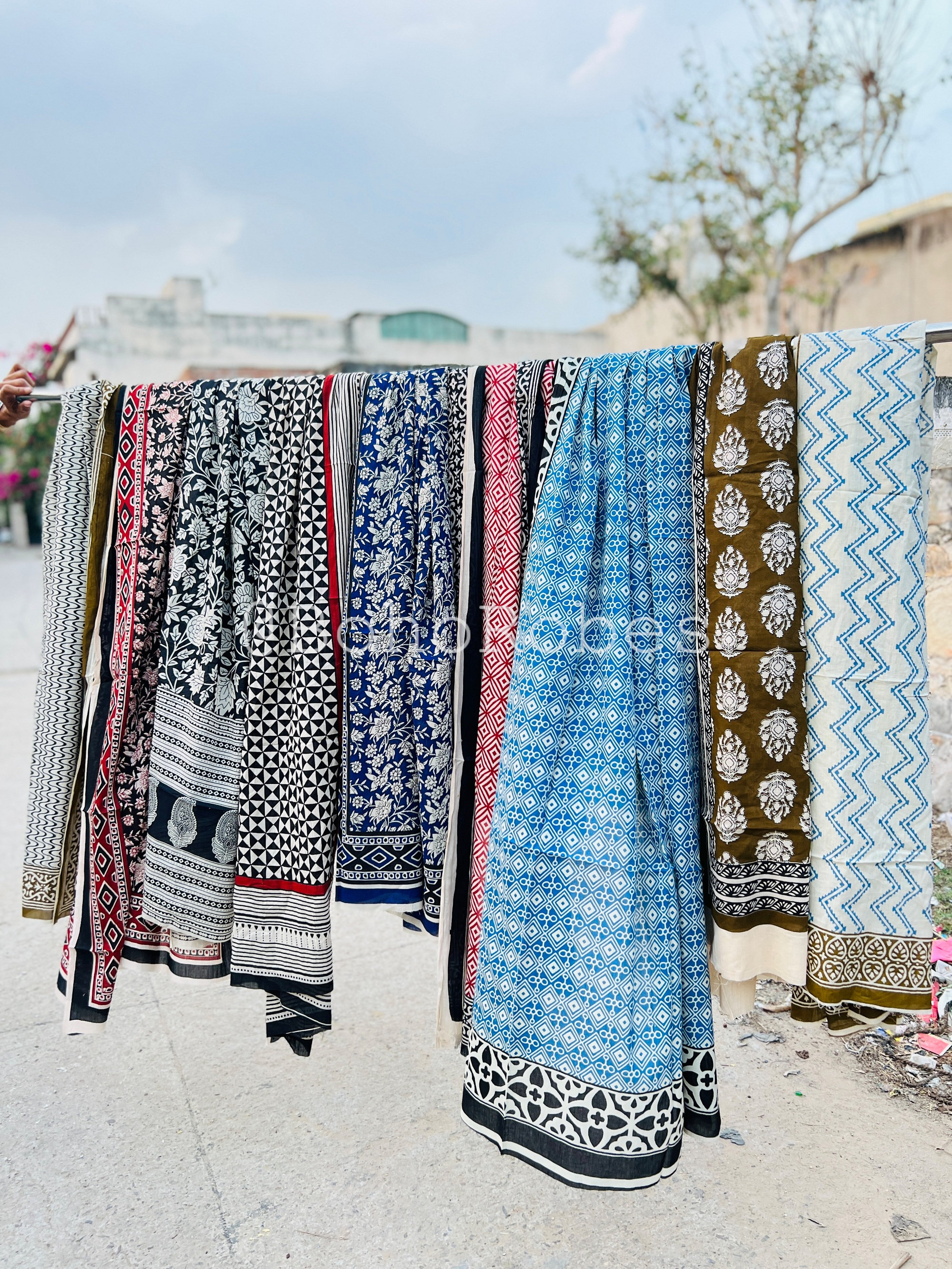 Indian Block Print Sarong, Sarong Beach Wrap, Cotton Sarong