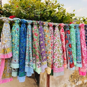Block Print Sarong, Soft Cotton Voile Scarf, Beach Cover Up, Cotton Pareo, Gifts For Her