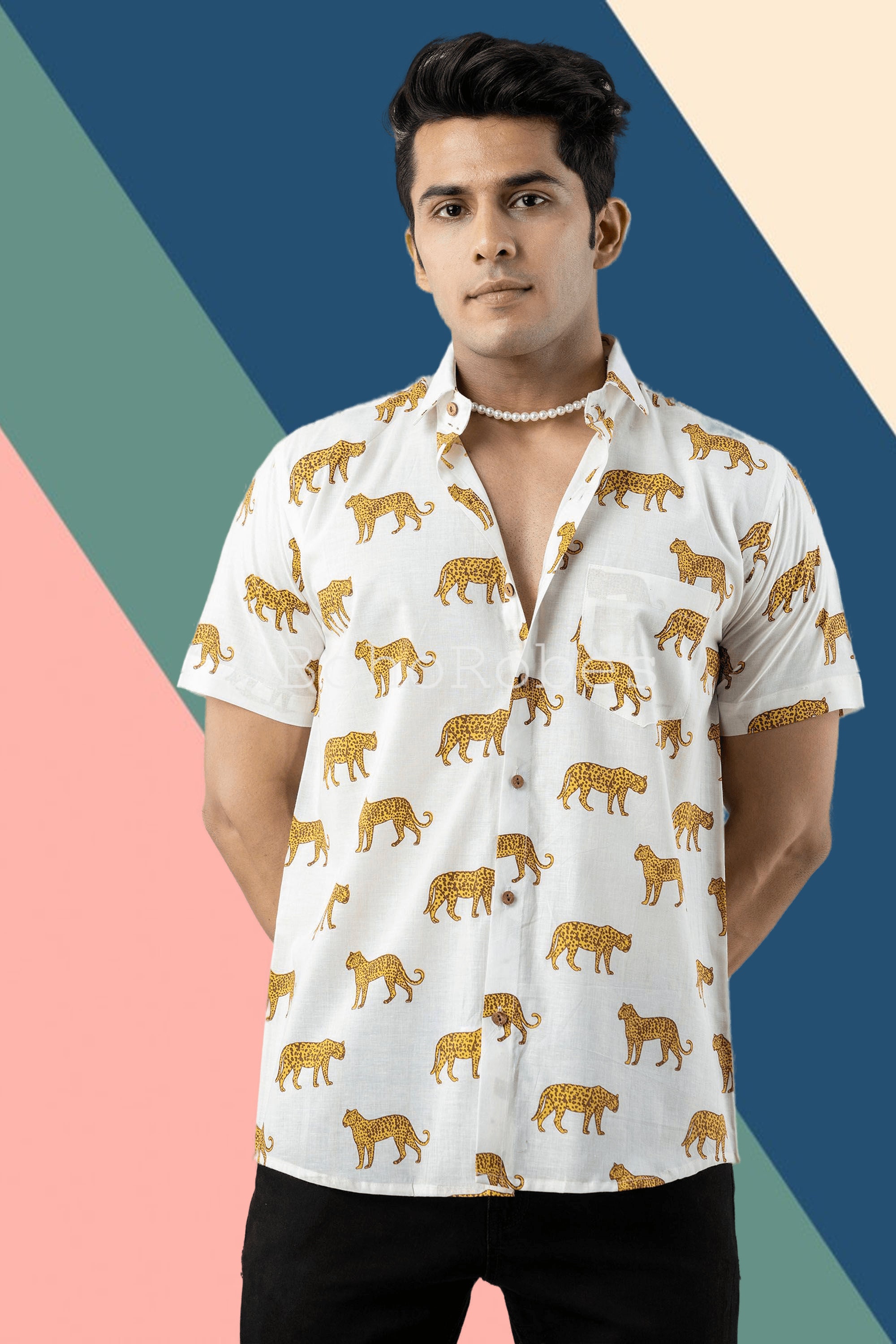 Discover Summer Vacation Cotton Men's Shirt