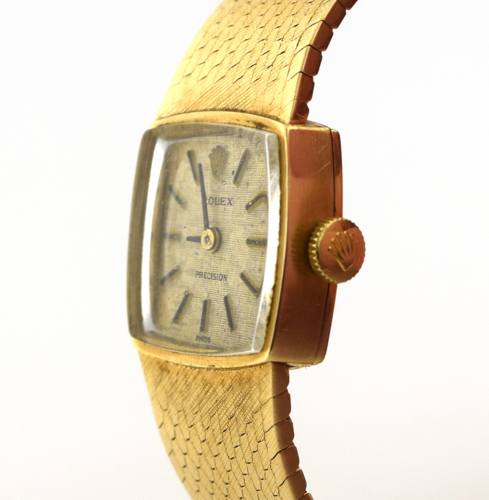 Rolex precision 18k gold clearance