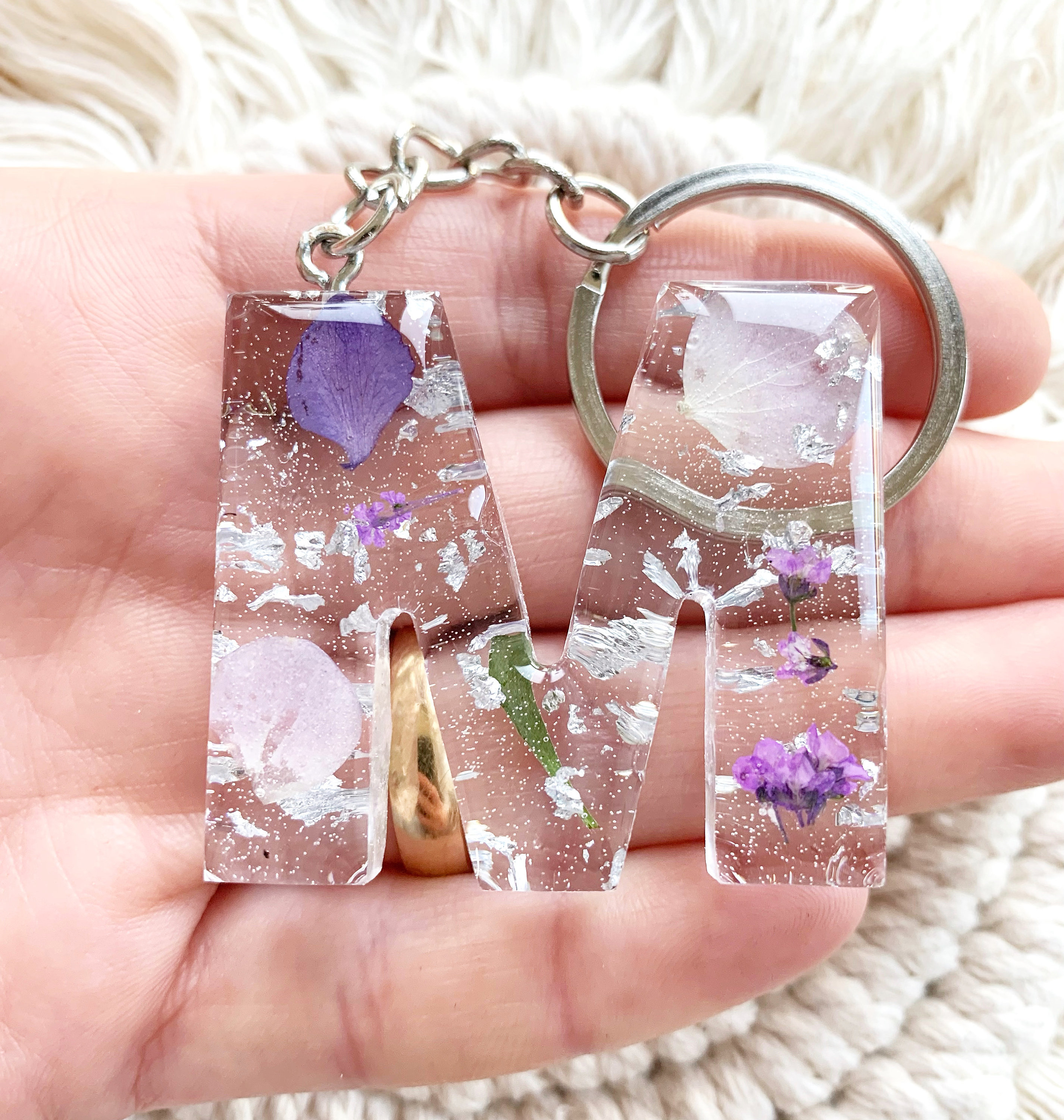 Resin Epoxy Resin Keychain Keychain Etsy