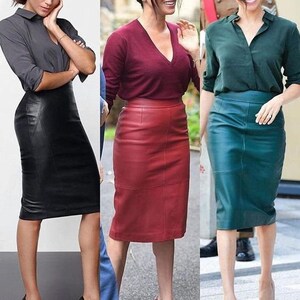 Etsy womens cheap leather skirt