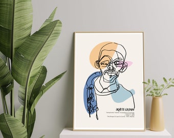Kontur Linie Zeichnung Etsy