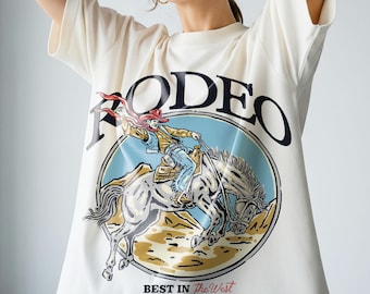 ヴィンテージロデオPNG、Tシャツ用デザイン、昇華転写・DTGプリント用グラフィック、PNGデジタルダウンロード