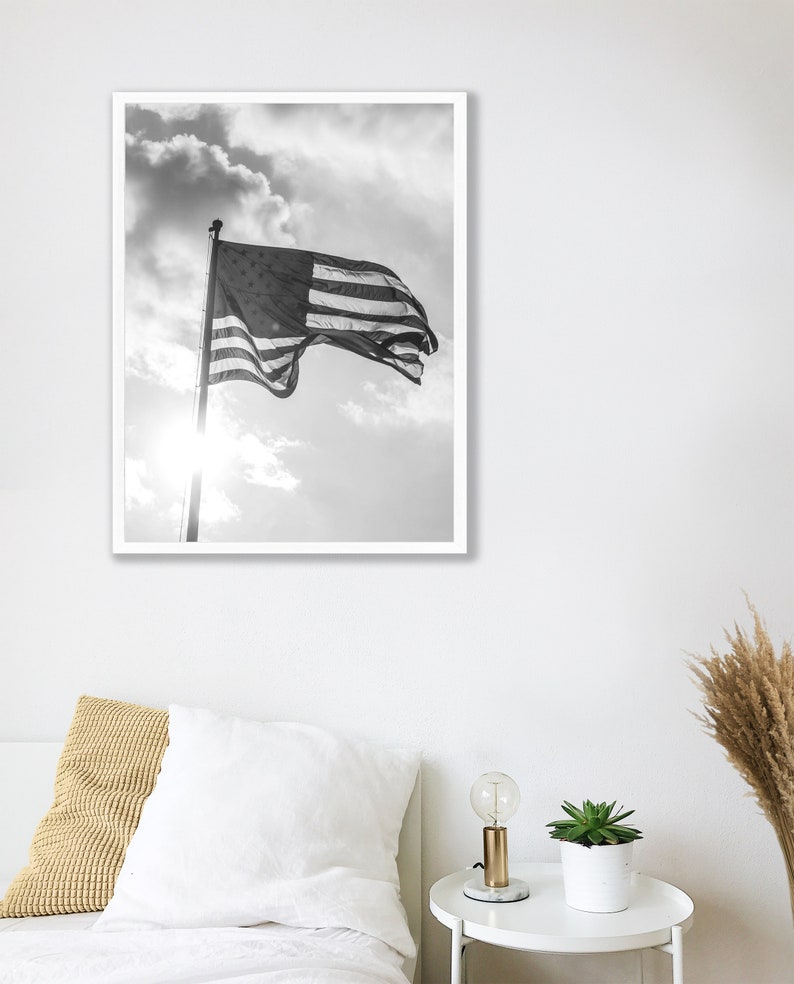 Printable American Flag Wall Decor Art Photography Travel Etsy