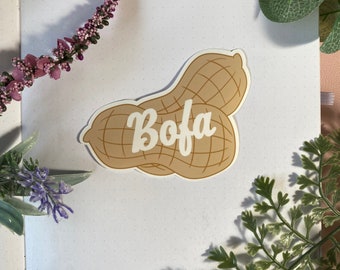 Bofa Deez Peanuts Diecut Glossy Vinyl Meme Sticker