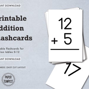 Fiches d'addition imprimables, Cartes d'ajout d'exercices mathématiques, Tableaux d'addition d'apprentissage, Exercices de mathématiques à l'élémentaire, Activité de mathématiques pour l'école à la maison
