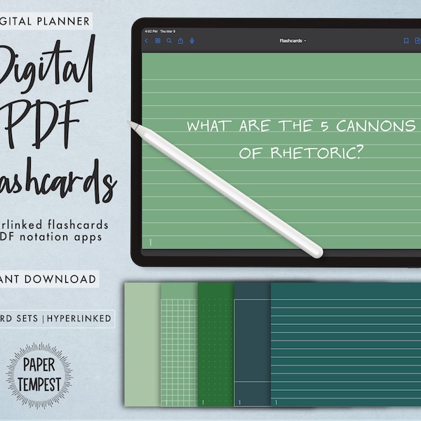 Goodnotes Flashcards Etsy