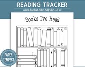 Books Read Tracker Printable, Bookshelf Tracker Printable, Reading Log Template, Book Journal, Bullet Journal Book List, Reading Journal