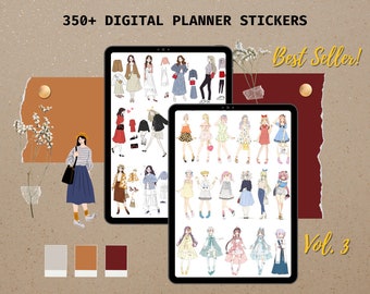 Clothes Fashion Stickers Bikini Stickers Summer Fashion Sticker Set Planner Stickers Dress Skirt Girls Girls Journal Stickers