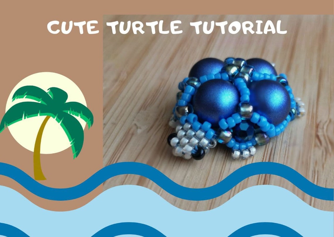 Beaded turtle tutorial patterns & how to | Etsy