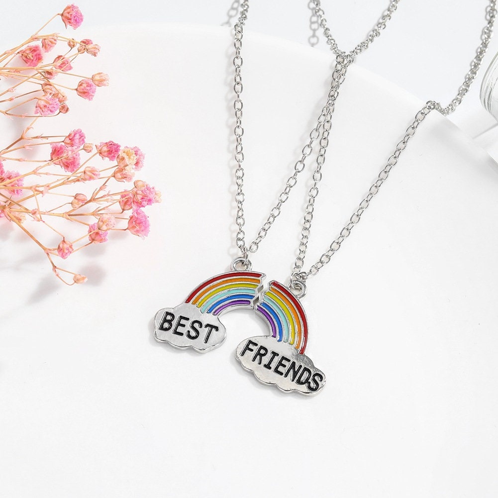 Best friend necklace - Etsy México