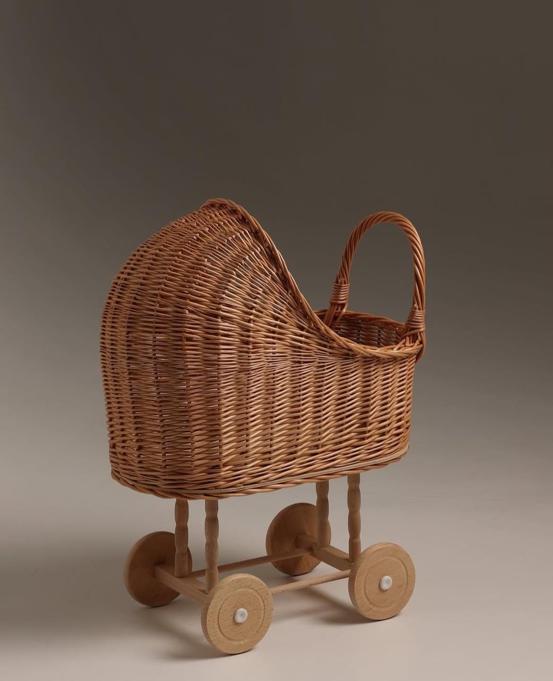 Rattan Doll Pram, Wicker Stroller, Boho Baby Girl Gift - Etsy