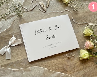 Personalized Letters to the Bride Book: Bridal Shower Keepsake