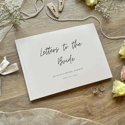 Personalized Letters to the Bride Book: Bridal Shower Keepsake - Etsy