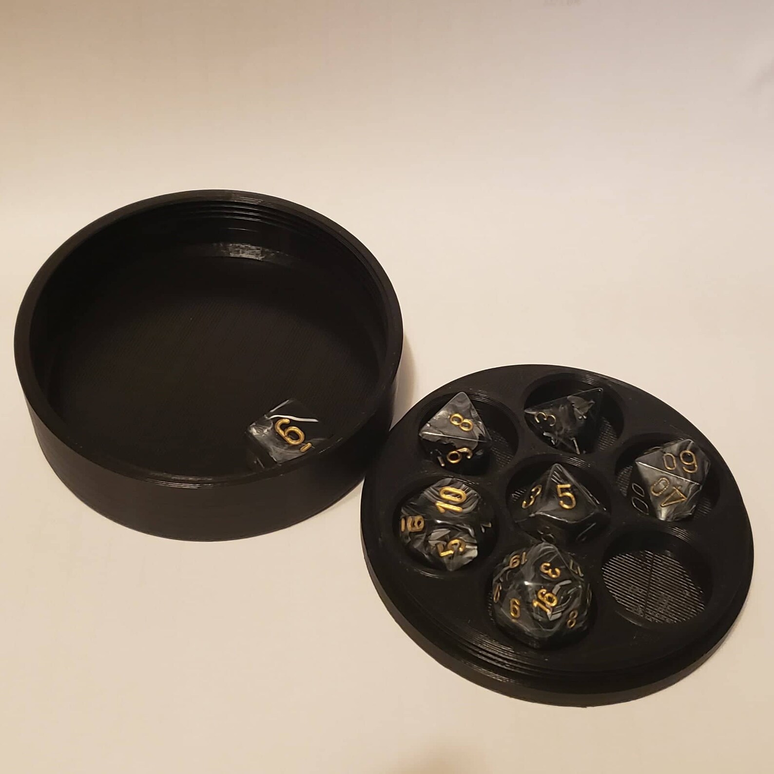 Dice holder with custom lid option Etsy