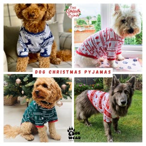 Dog Christmas Pajamas: Soft Cotton Holiday Pet Jumper