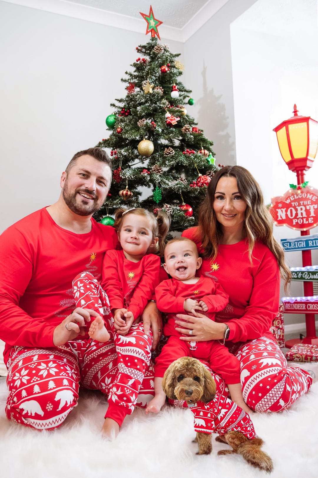 Family Christmas Pyjamas 2026 – Matching Xmas Pjs for Adults, Kids, Babies & Dogs | Premium 95% Cotton Holiday Pajamas