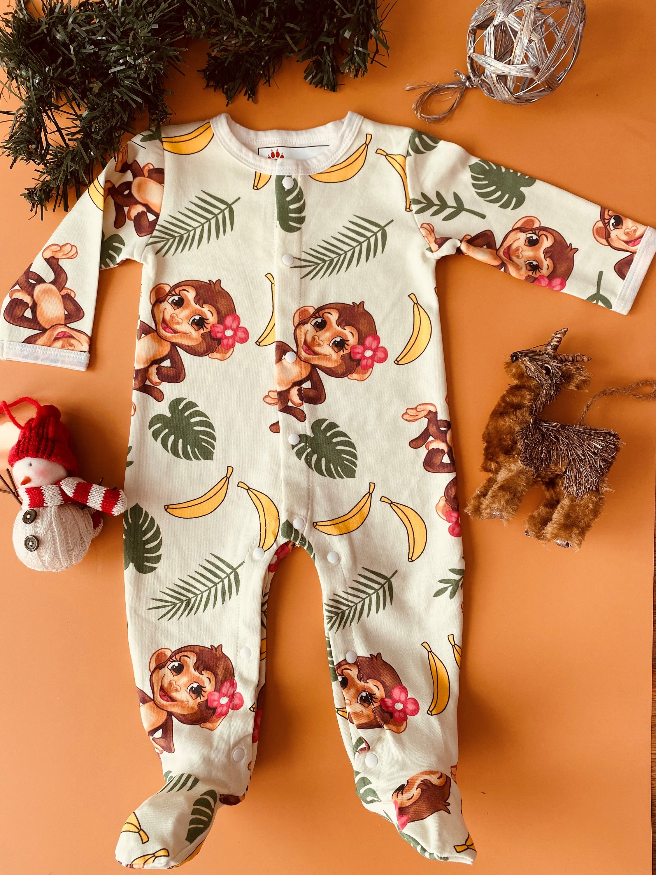 Baby Monkey Outfit - Etsy UK
