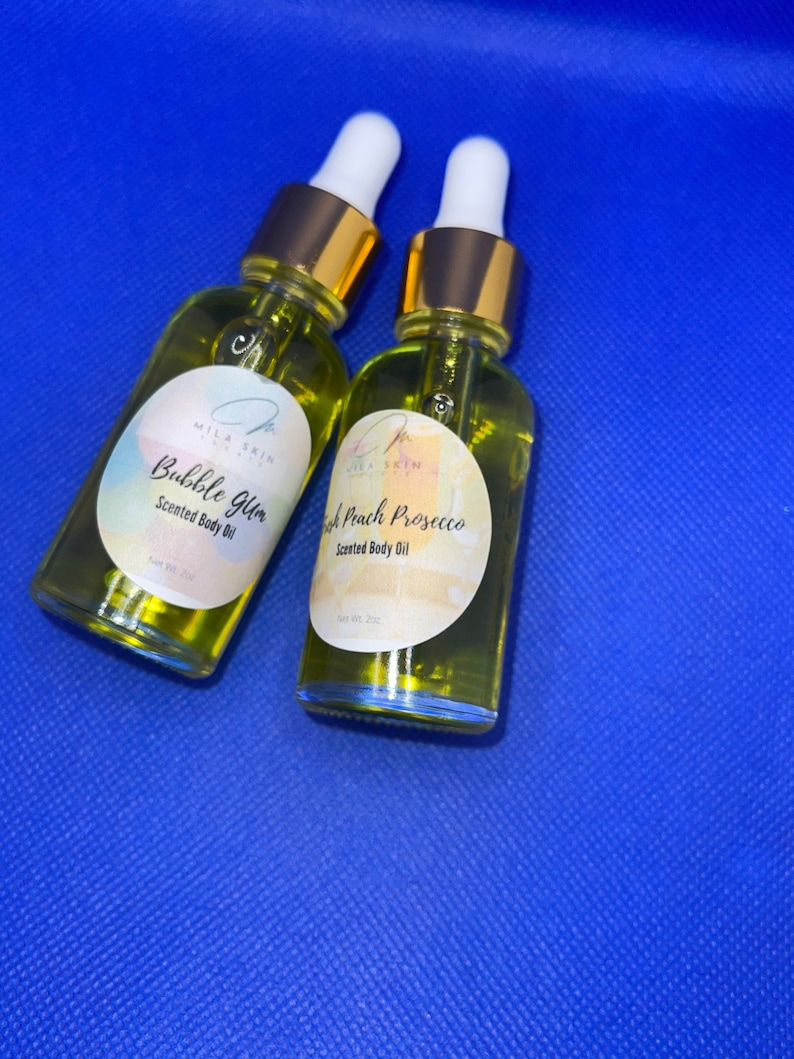 Scented Body Oil Etsy