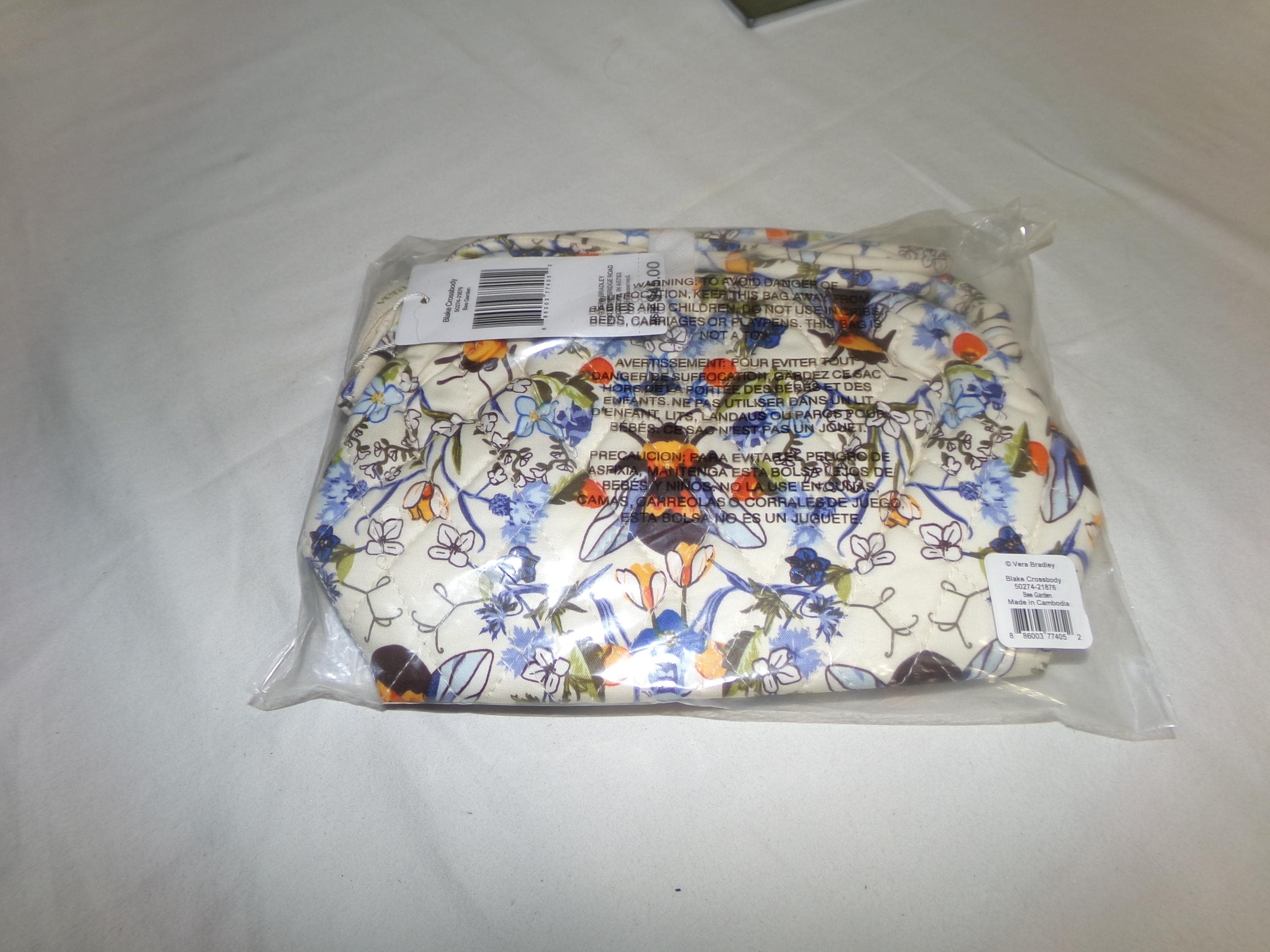 Vera Bradley Blake Crossbody Bees Garden NWT - Etsy
