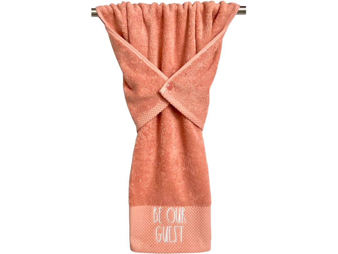 Be Our Guest Bathroom Hand Towel, Hanging Hand Towel, Stay Put Towel ...