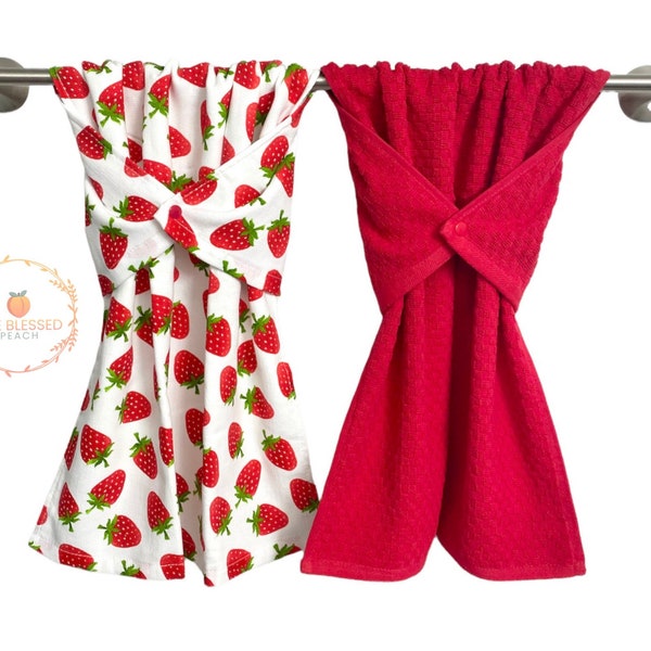Strawberry Towel Etsy