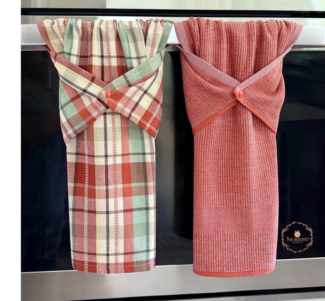 Rust Orange Dish Towel, Oven/stove Handle Towel, Dish Drying Towel ...