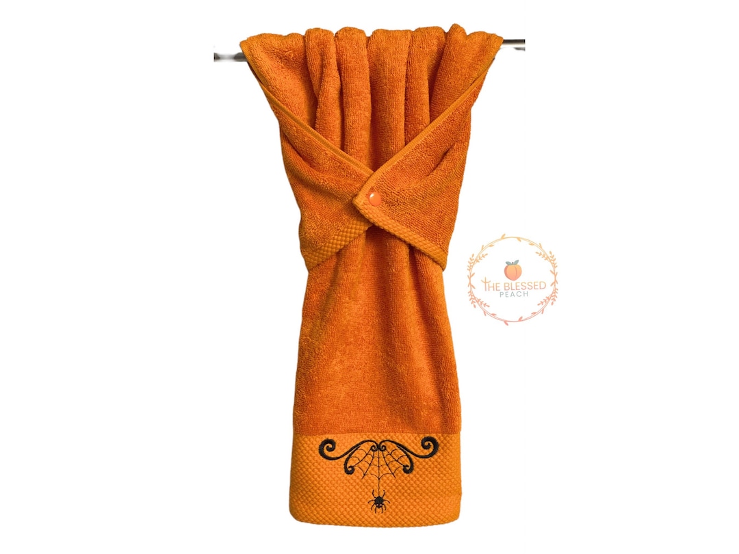 Hanging Hand Towel for Halloween Stay Put Towel Bathroom Etsy