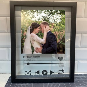 Paare Songs gerahmt Foto Hochzeitsgeschenk Valentinstag Jahrestag Geschenk