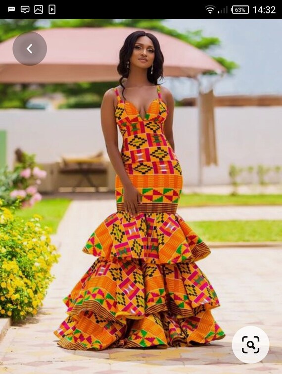 Kente wedding dress Clearance
