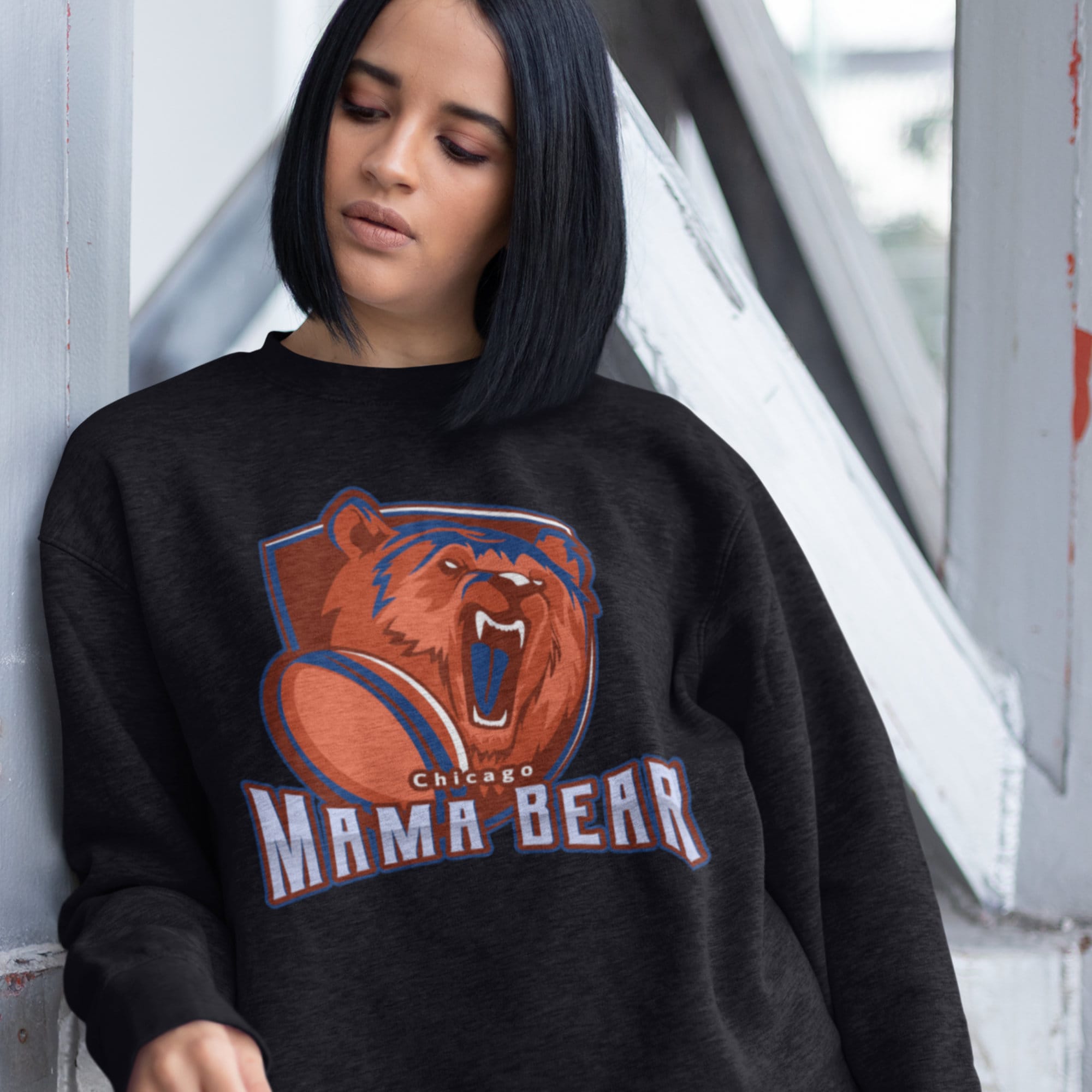Mama bear deals crewneck sweatshirt