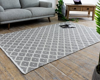 Juno Diamond Weave Recycled Rug