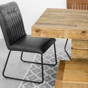 Melrose Fixed Top Reclaimed Wood Dining Table image 5