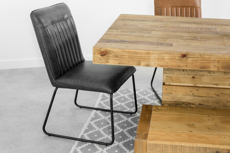 Melrose Fixed Top Reclaimed Wood Dining Table image 5